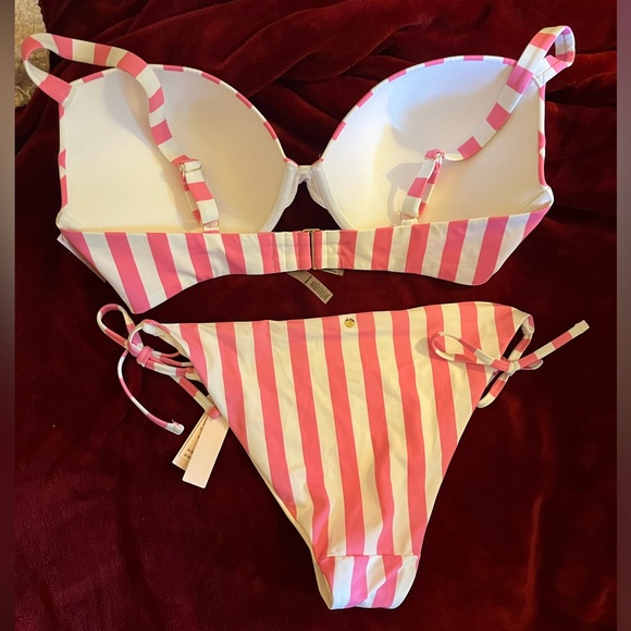 Victoria’s Secret Pink Stripe 2 piece Bathing Suit - Picture 3 of 5